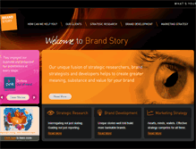 Tablet Screenshot of brandstory.com.au